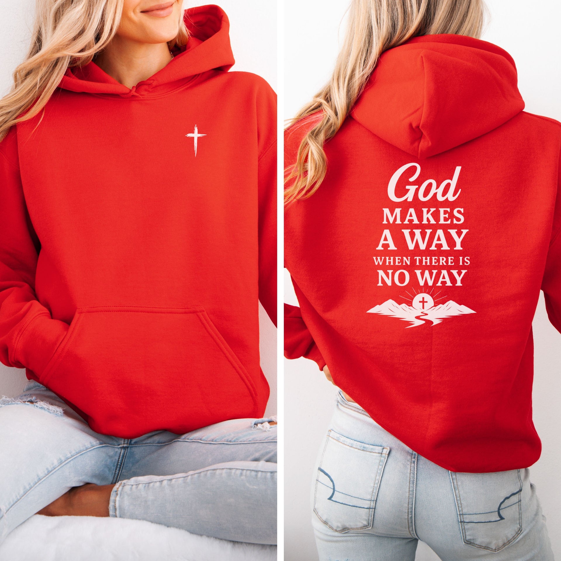 God Makes A Way When There Is No Way Unisex Hoodie - My Faith My Father
