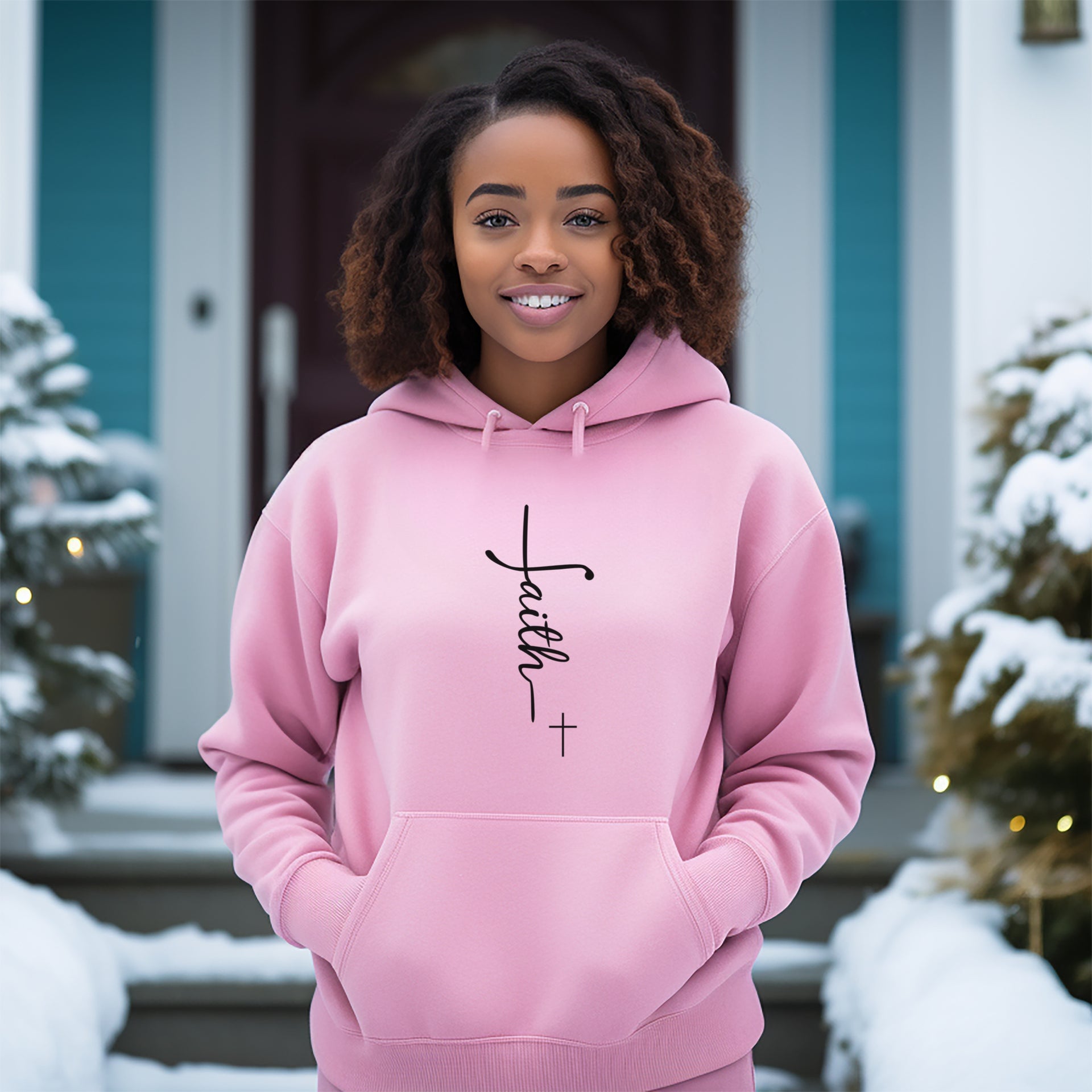 Faith + Cross Unisex Hoodie - My Faith My Father