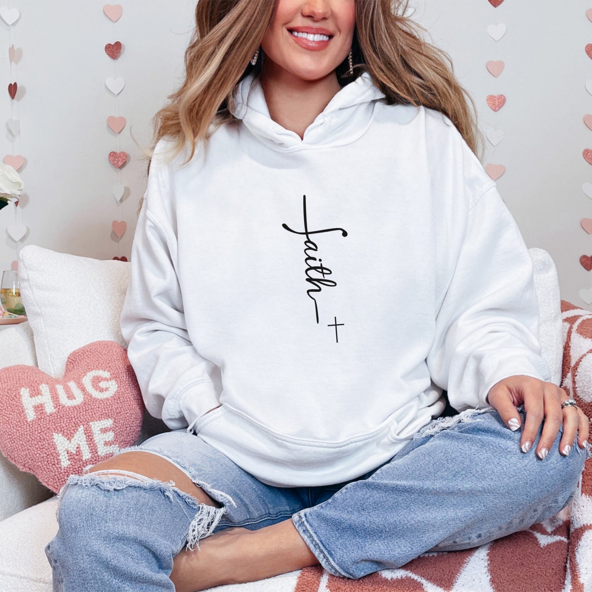 Faith + Cross Unisex Hoodie - My Faith My Father
