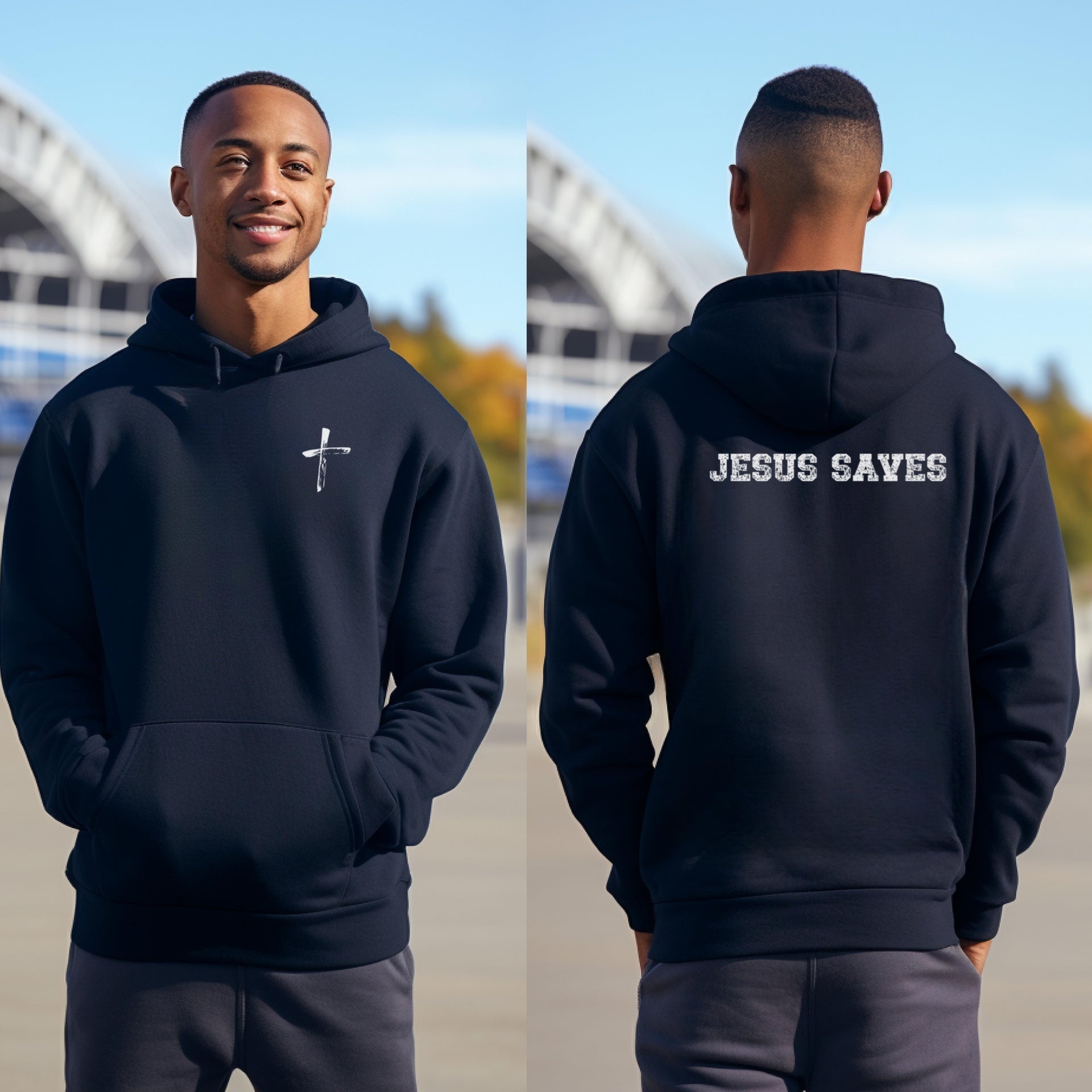 Jesus Saves Unisex Hoodie - My Faith My Father