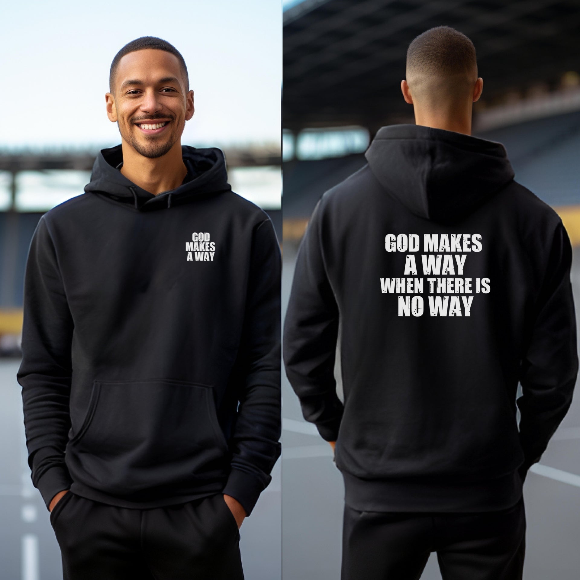 God Makes A Way When There Is No Way Unisex Hoodie - My Faith My Father