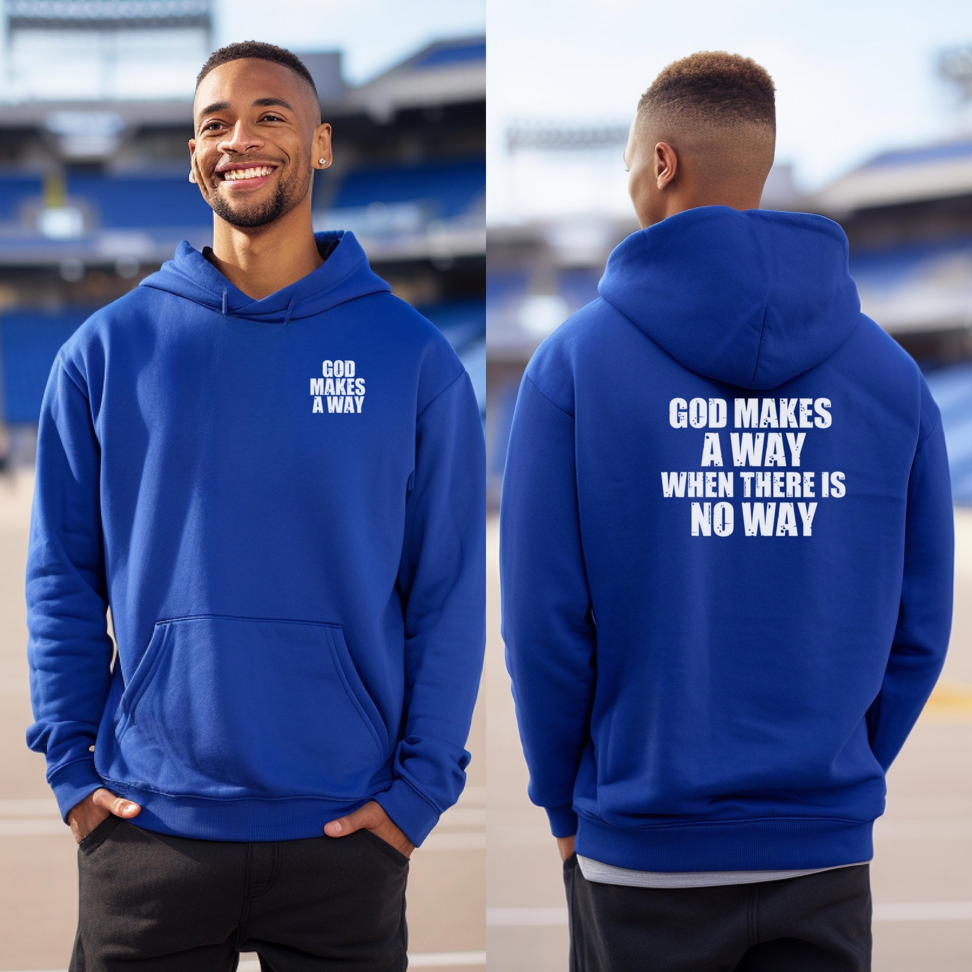 God Makes A Way When There Is No Way Unisex Hoodie - My Faith My Father