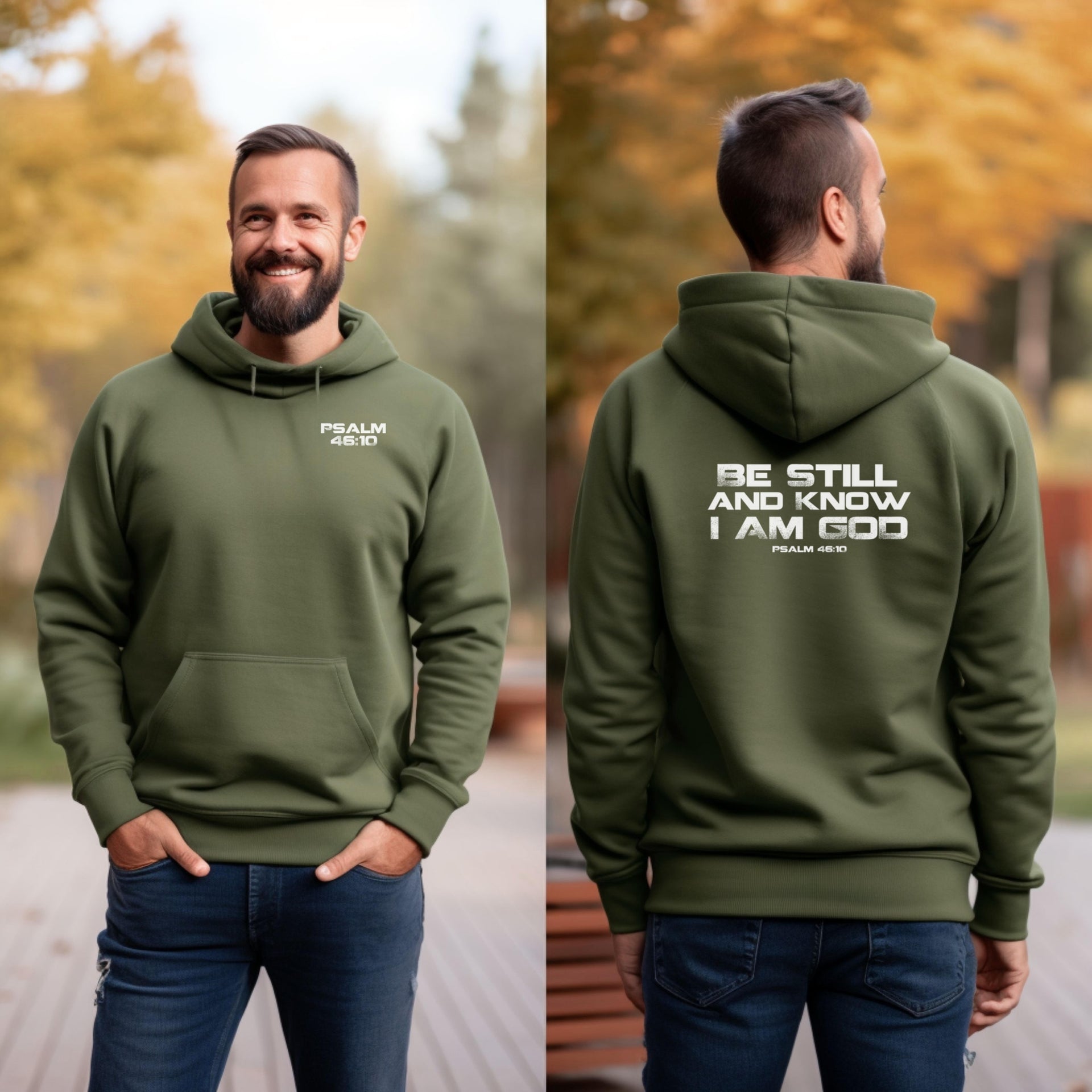 Be Still And Know I Am God Unisex Hoodie - My Faith My Father