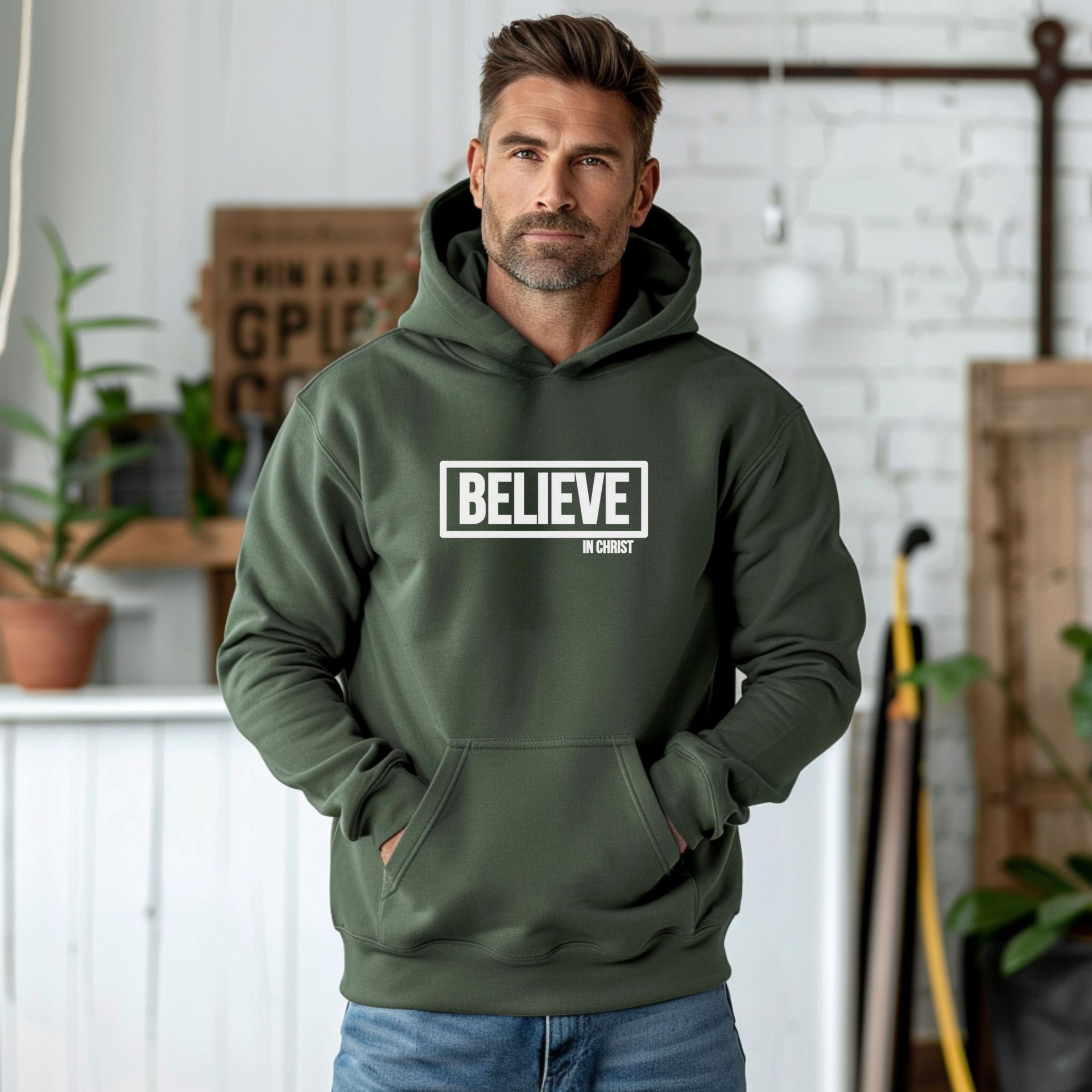 Believe in Christ Unisex Hoodie - My Faith My Father