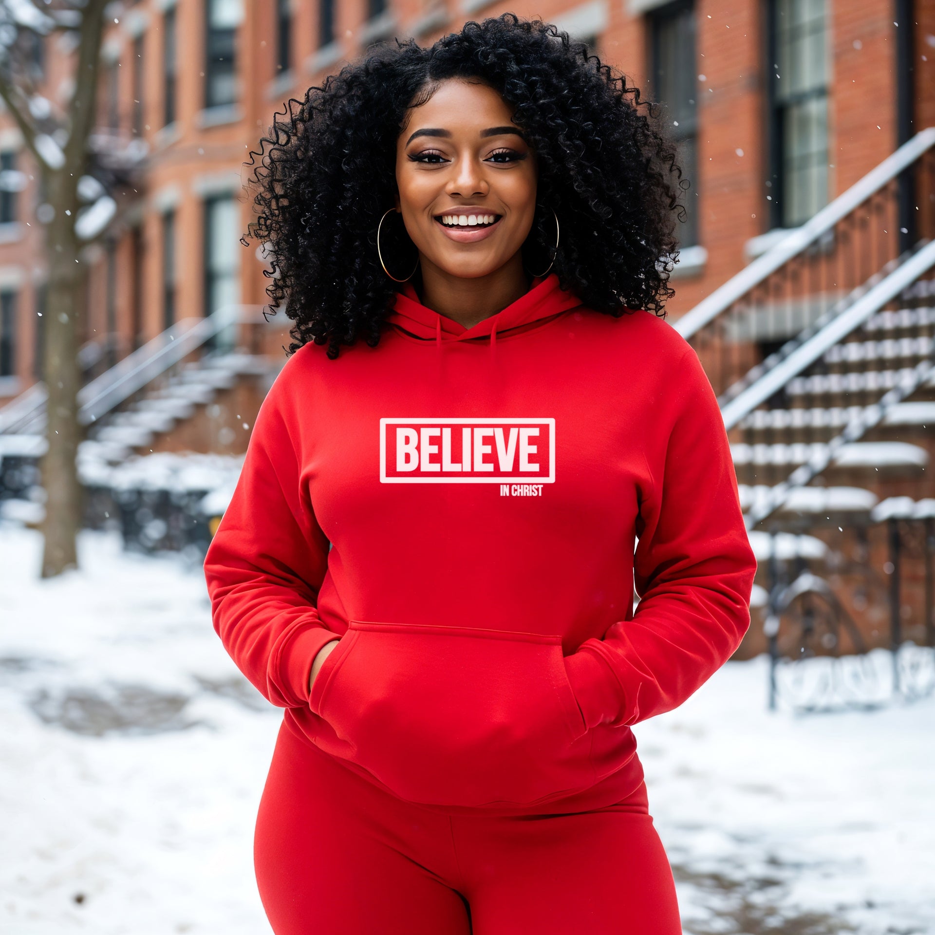 Believe in Christ Unisex Hoodie - My Faith My Father