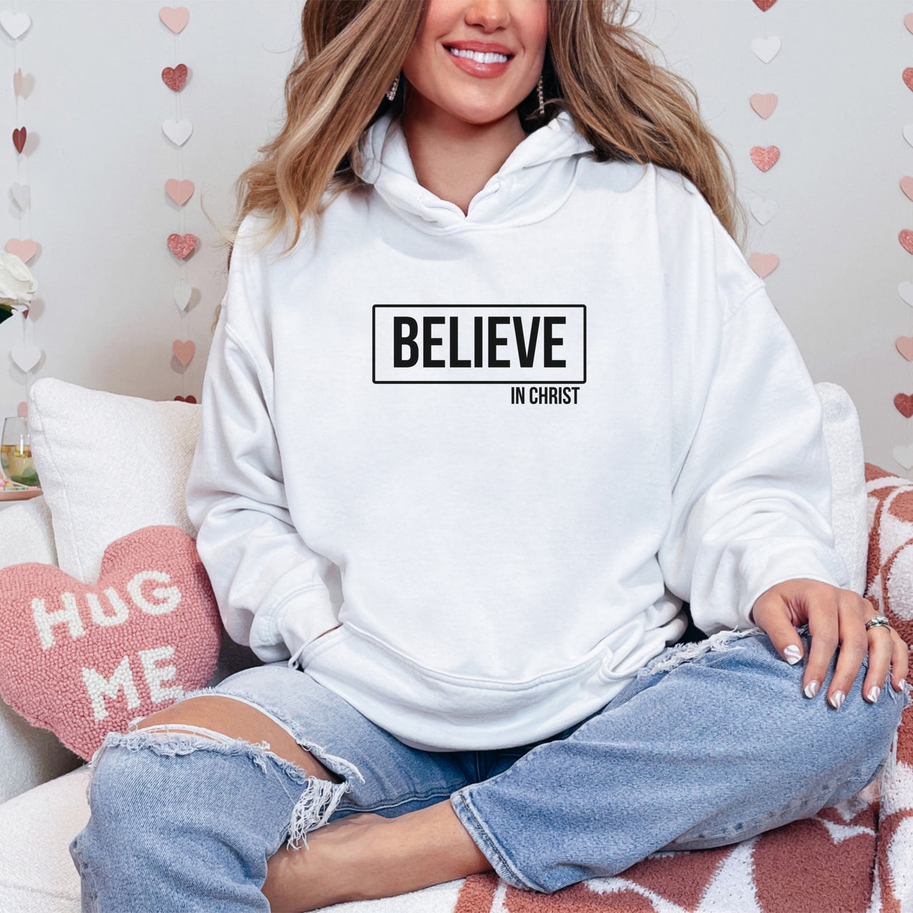 Believe in Christ Unisex Hoodie - My Faith My Father