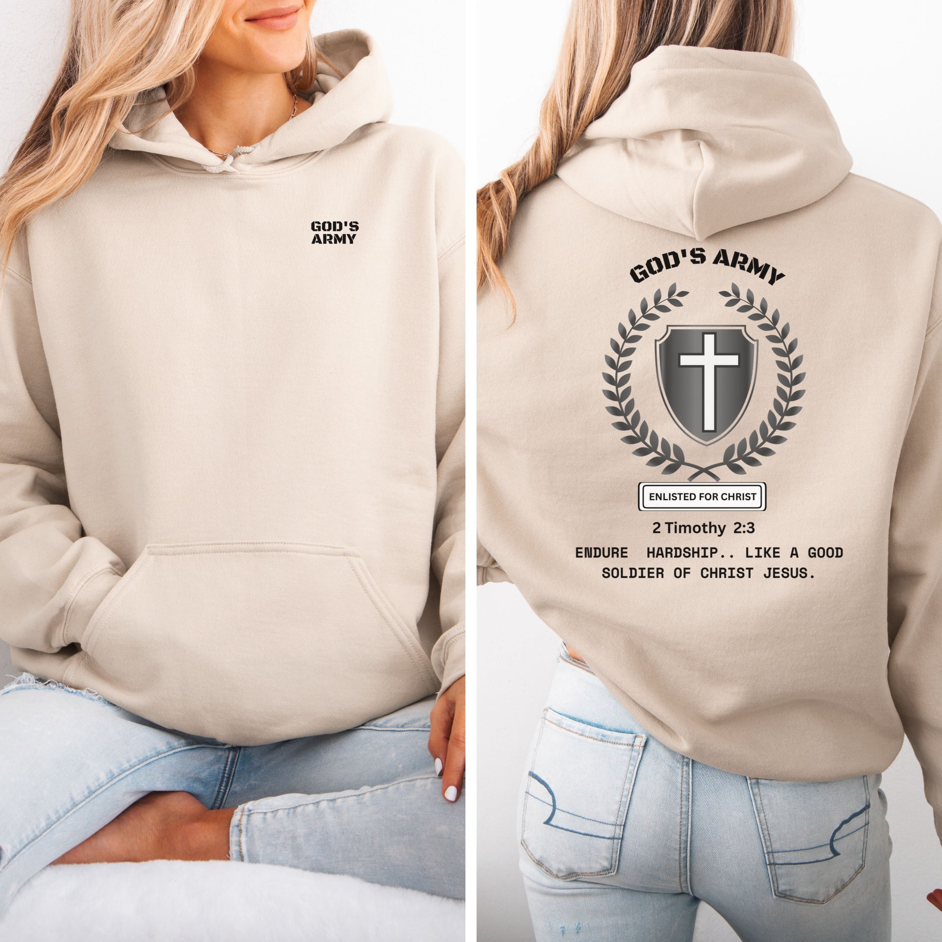 God's Army Unisex Hoodie - My Faith My Father