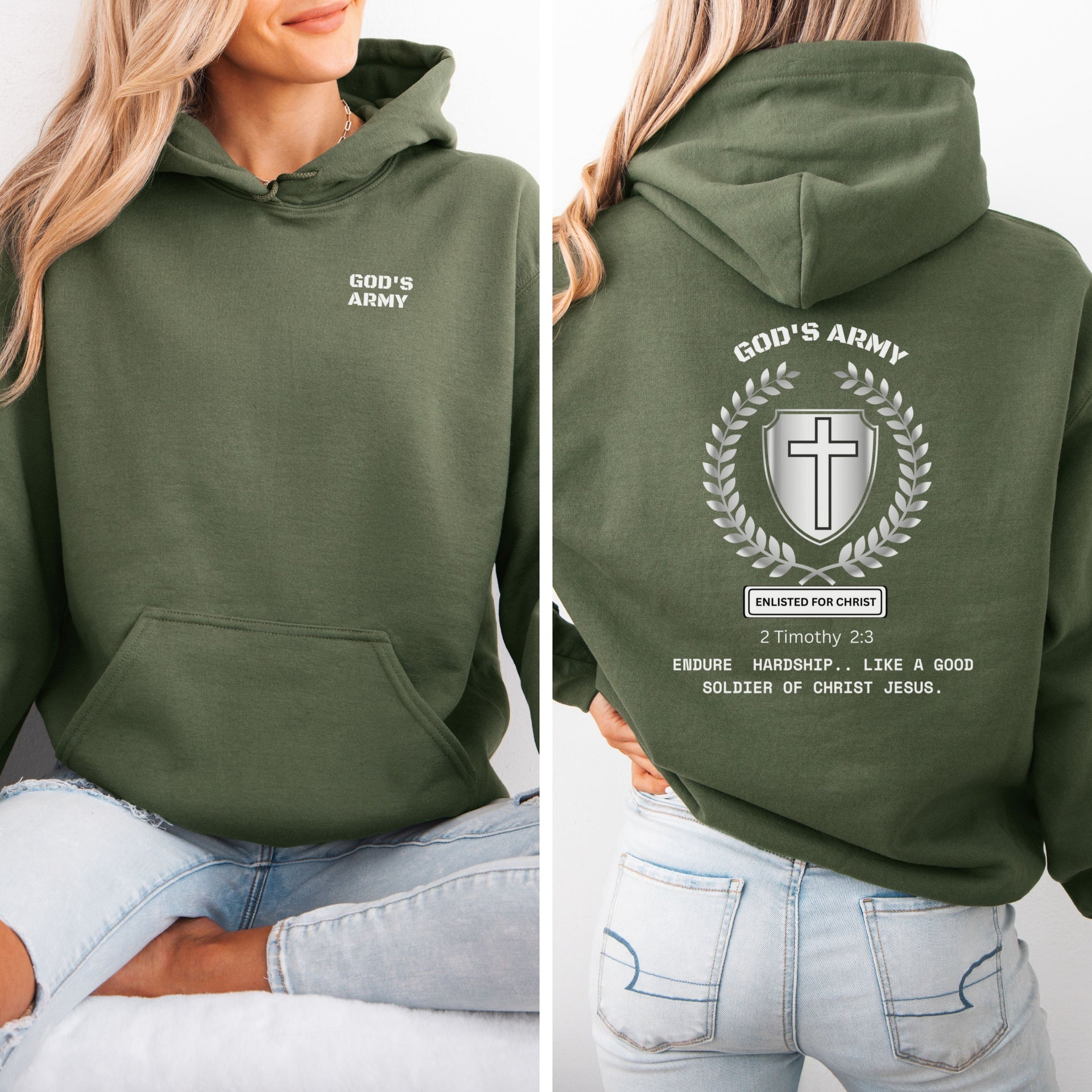 God's Army Unisex Hoodie - My Faith My Father