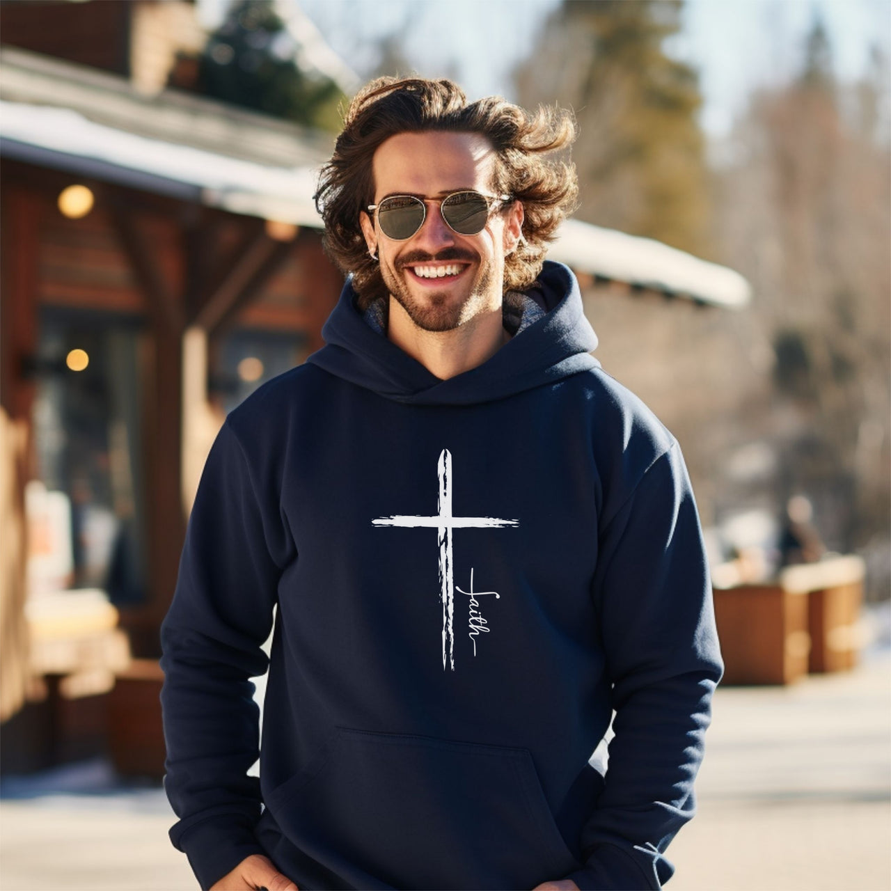 Cross With Faith Unisex Hoodie - My Faith My Father