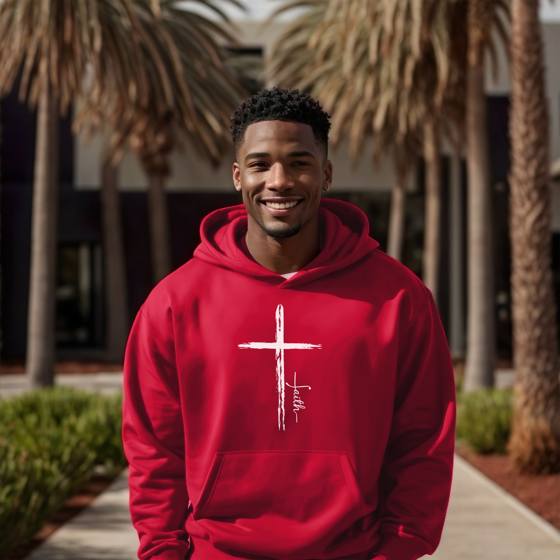 Cross With Faith Unisex Hoodie - My Faith My Father