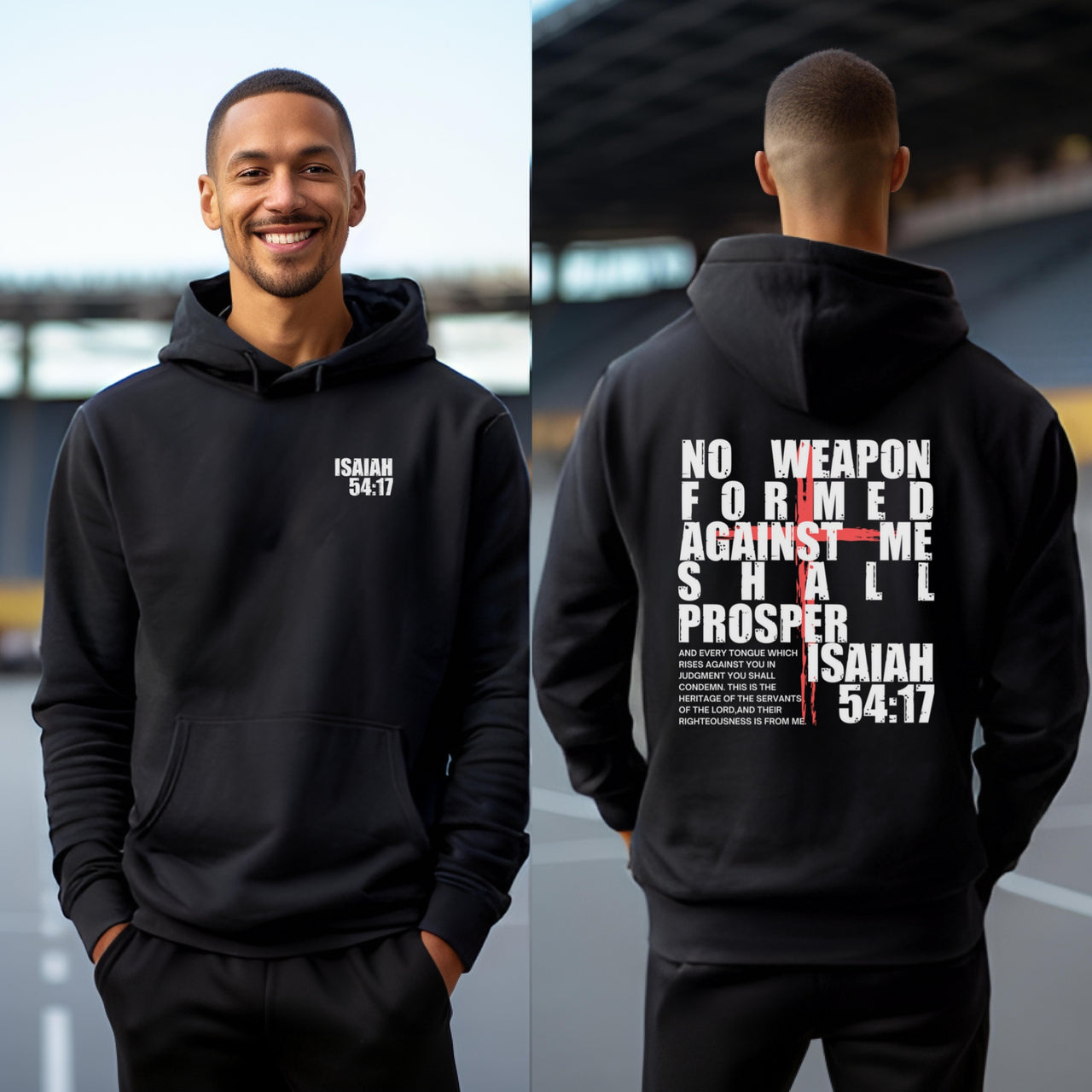 Isaiah 54:17 Unisex Hoodie - My Faith My Father