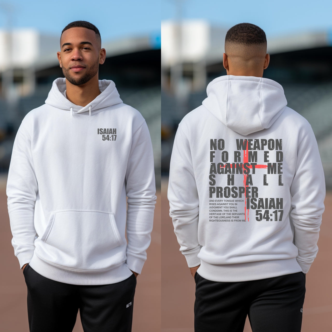 Isaiah 54:17 Unisex Hoodie - My Faith My Father