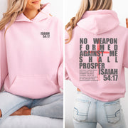 Isaiah 54:17 – No Weapon Formed Shall Prosper | Unisex Christian Hoodie - My Faith My Father