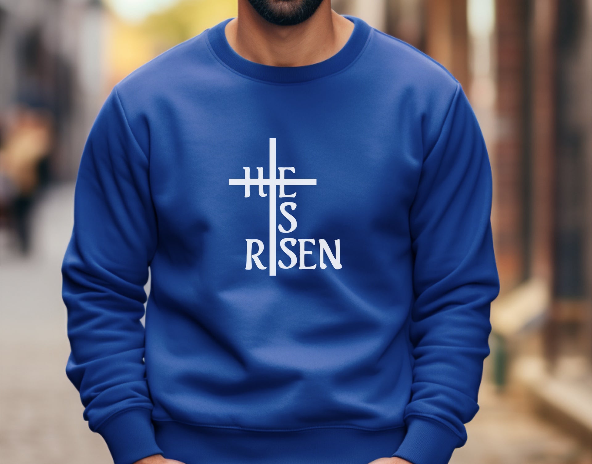He Is Risen Unisex Crewneck Sweatshirt - My Faith My Father