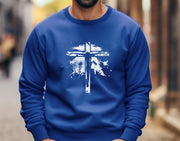 Jesus on Cross Unisex Crewneck Sweatshirt - My Faith My Father