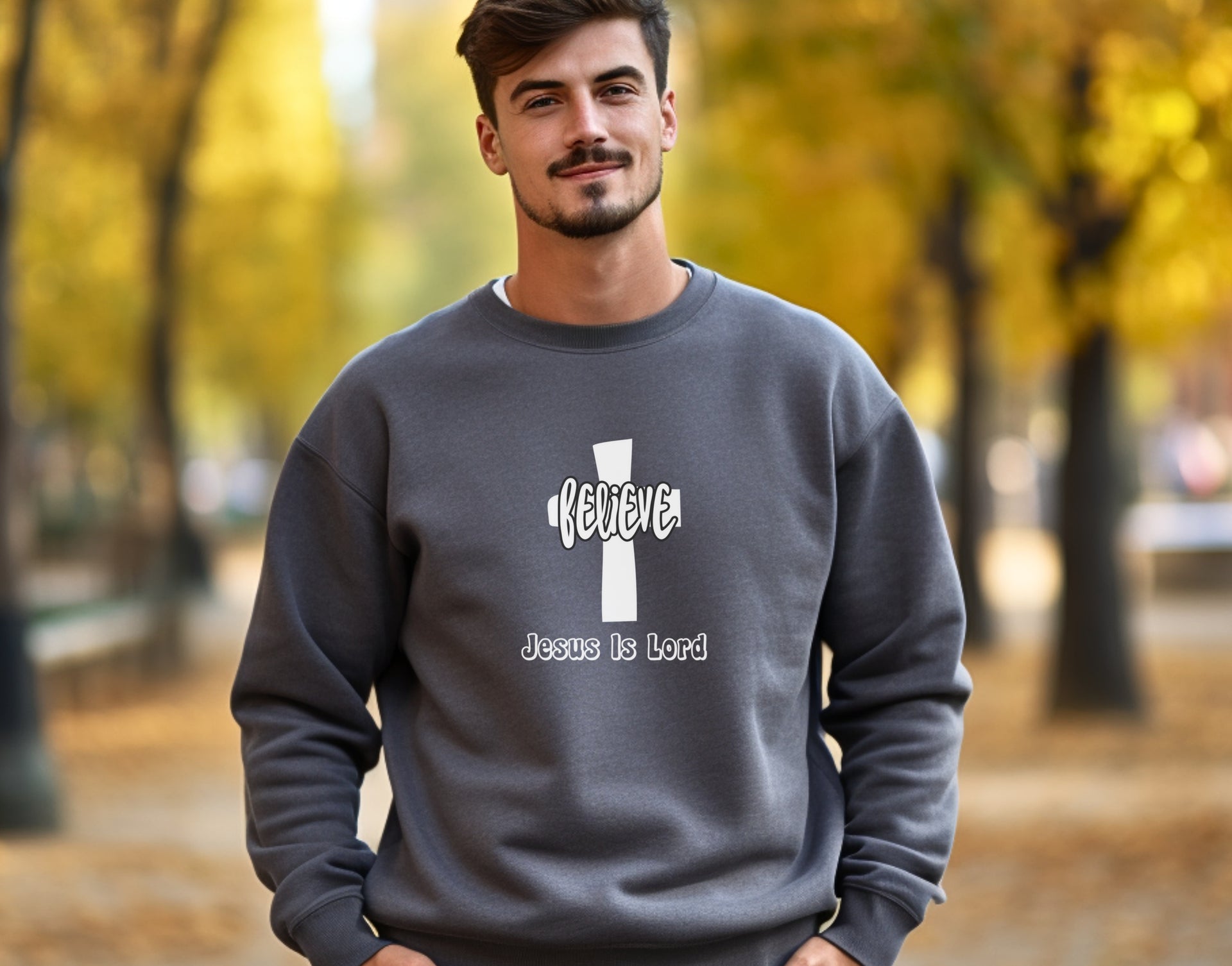 Believe Jesus is Lord Unisex Crewneck Sweatshirt - My Faith My Father