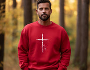 Cross With Faith Unisex Crewneck Sweatshirt - My Faith My Father