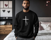 Cross With Faith Unisex Crewneck Sweatshirt - My Faith My Father