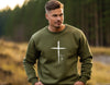 Cross With Faith Unisex Crewneck Sweatshirt