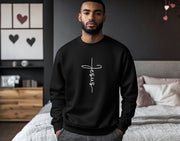 Jesus Cross Unisex Crewneck Sweatshirt - My Faith My Father