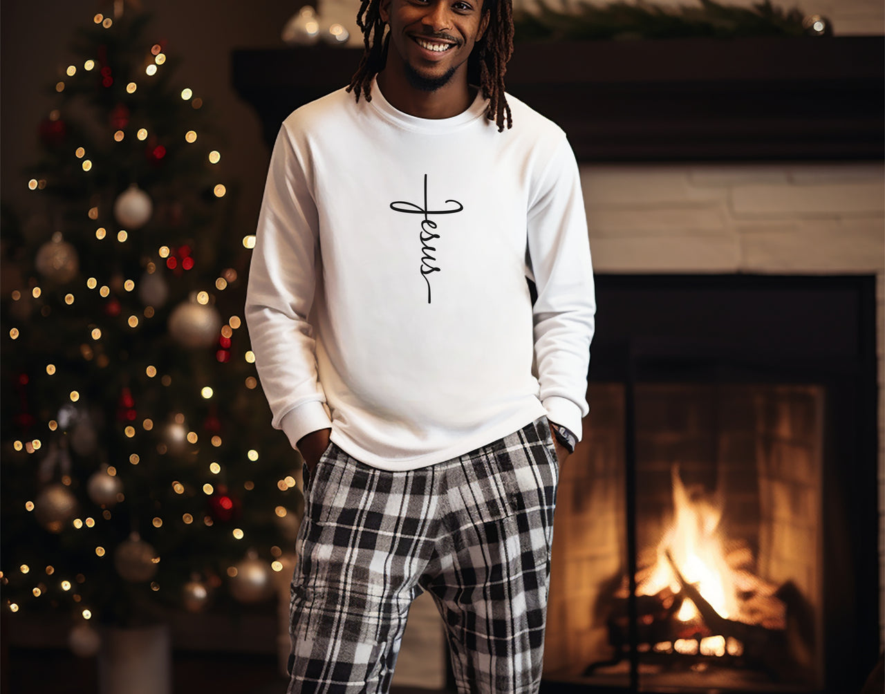 Jesus Cross Unisex Crewneck Sweatshirt - My Faith My Father