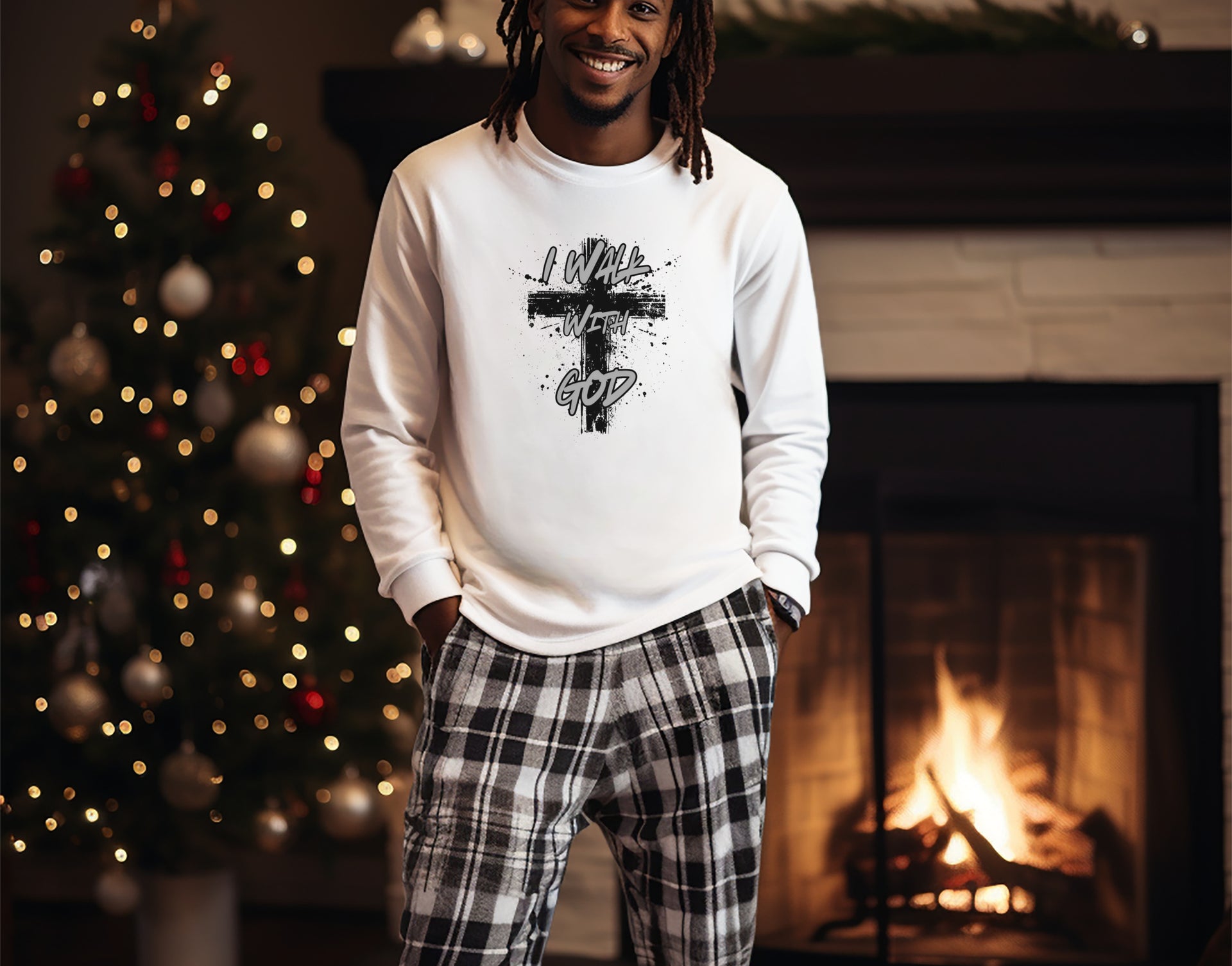 I Walk With God Unisex Crewneck Sweatshirt - My Faith My Father