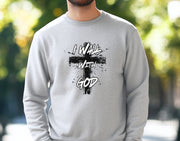 I Walk With God Unisex Crewneck Sweatshirt - My Faith My Father