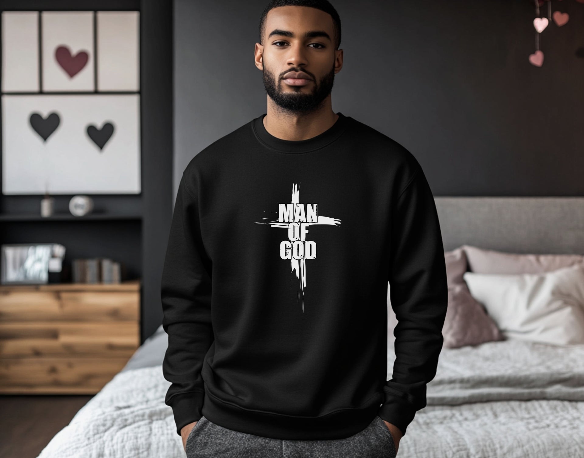 Man of God Unisex Crewneck Sweatshirt - My Faith My Father