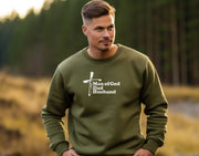 Man of God, Dad, Husband Unisex Crewneck Sweatshirt - My Faith My Father