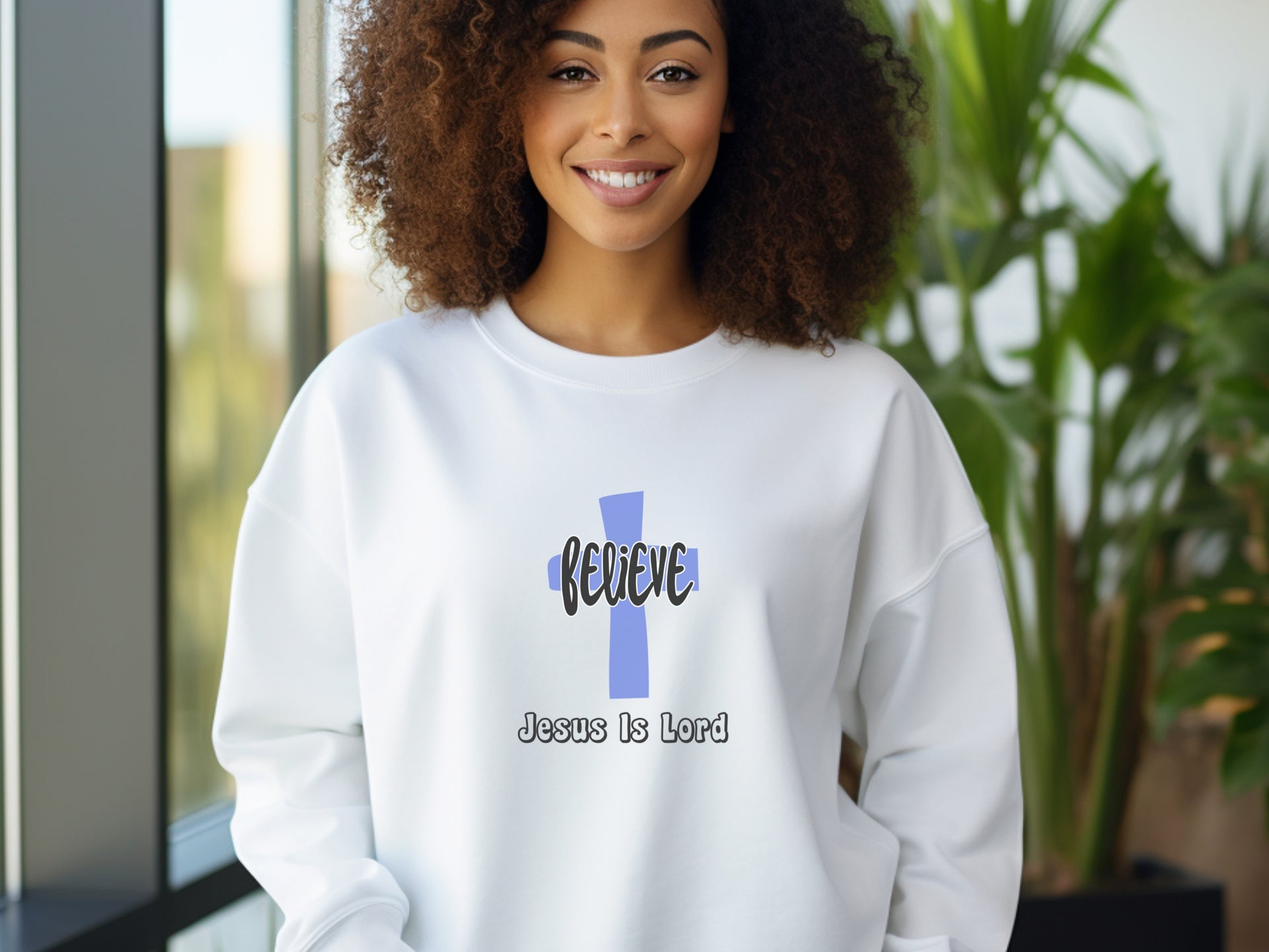 Believe Jesus is Lord Unisex Crewneck Sweatshirt - My Faith My Father