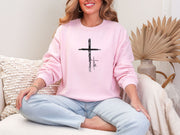Cross With Faith Unisex Crewneck Sweatshirt - My Faith My Father