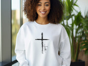 Cross With Faith Unisex Crewneck Sweatshirt - My Faith My Father