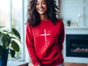 Cross With Faith Unisex Crewneck Sweatshirt