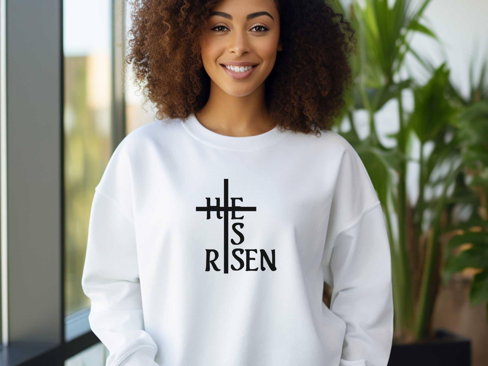 He Is Risen Unisex Crewneck Sweatshirt - My Faith My Father