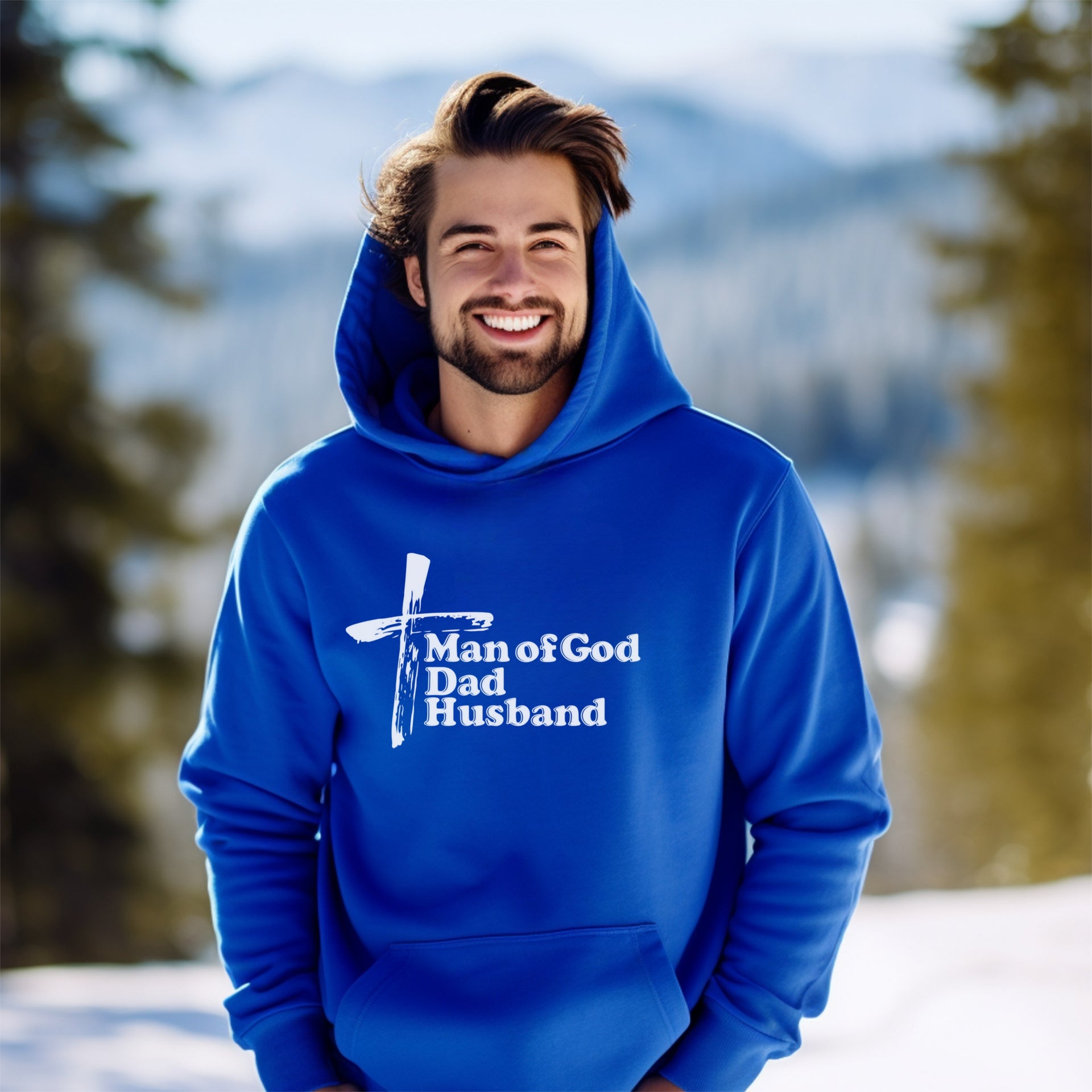 Man of God, Dad, Husband Unisex Hoodie - My Faith My Father