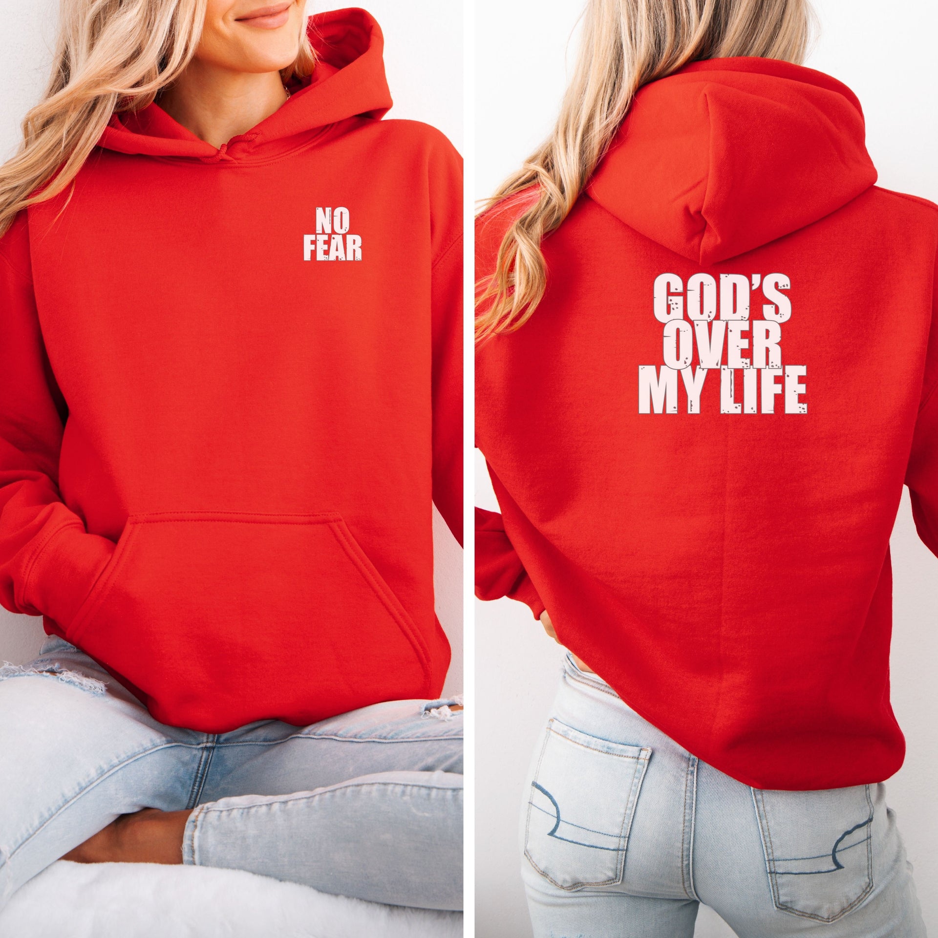 God’s Over My Life Unisex Hoodie - My Faith My Father