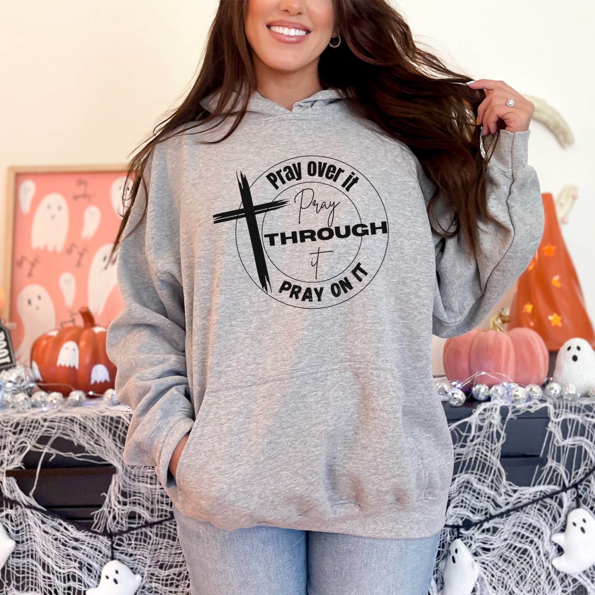 Pray Over It Unisex Hoodie - My Faith My Father