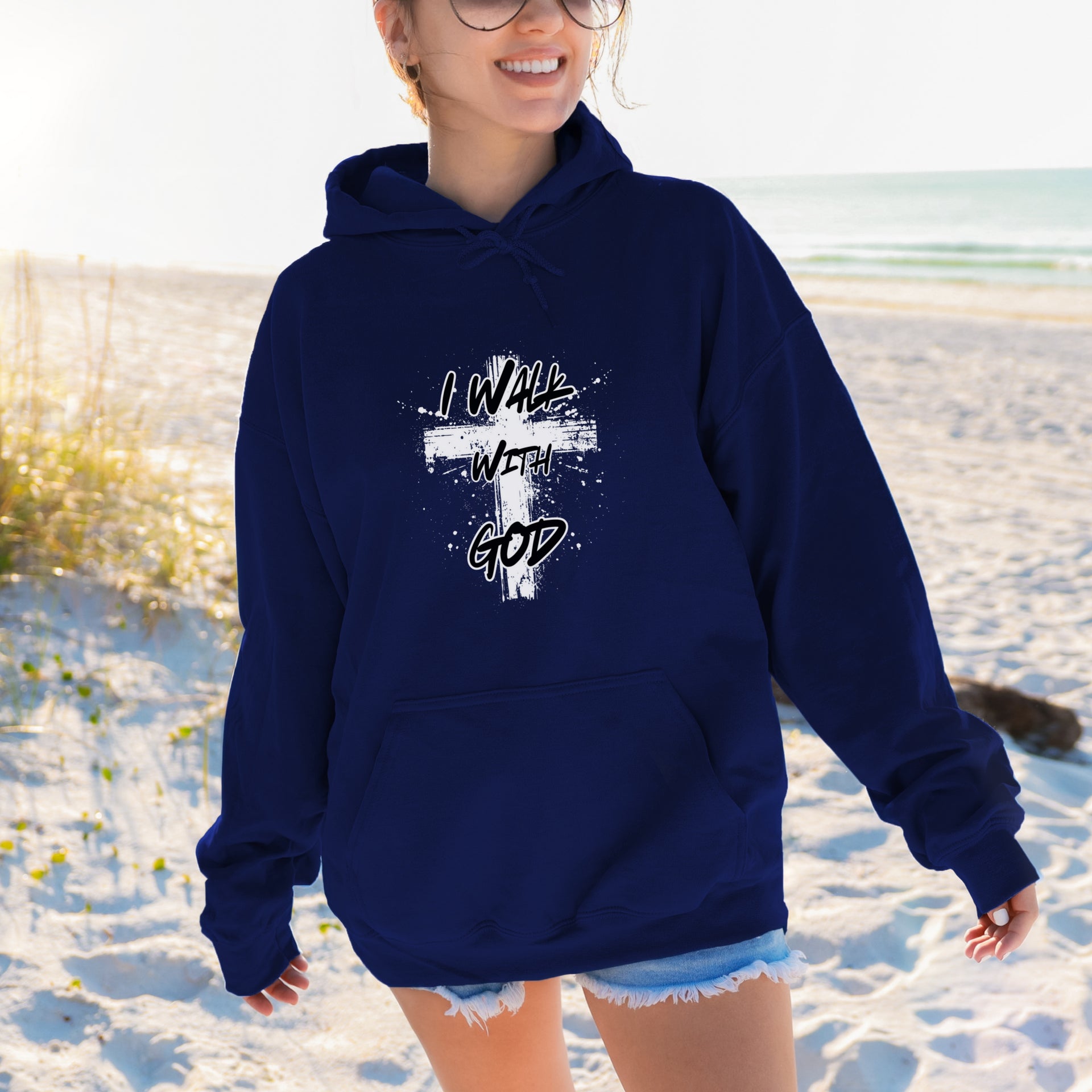 I Walk With God Unisex Hoodie - My Faith My Father