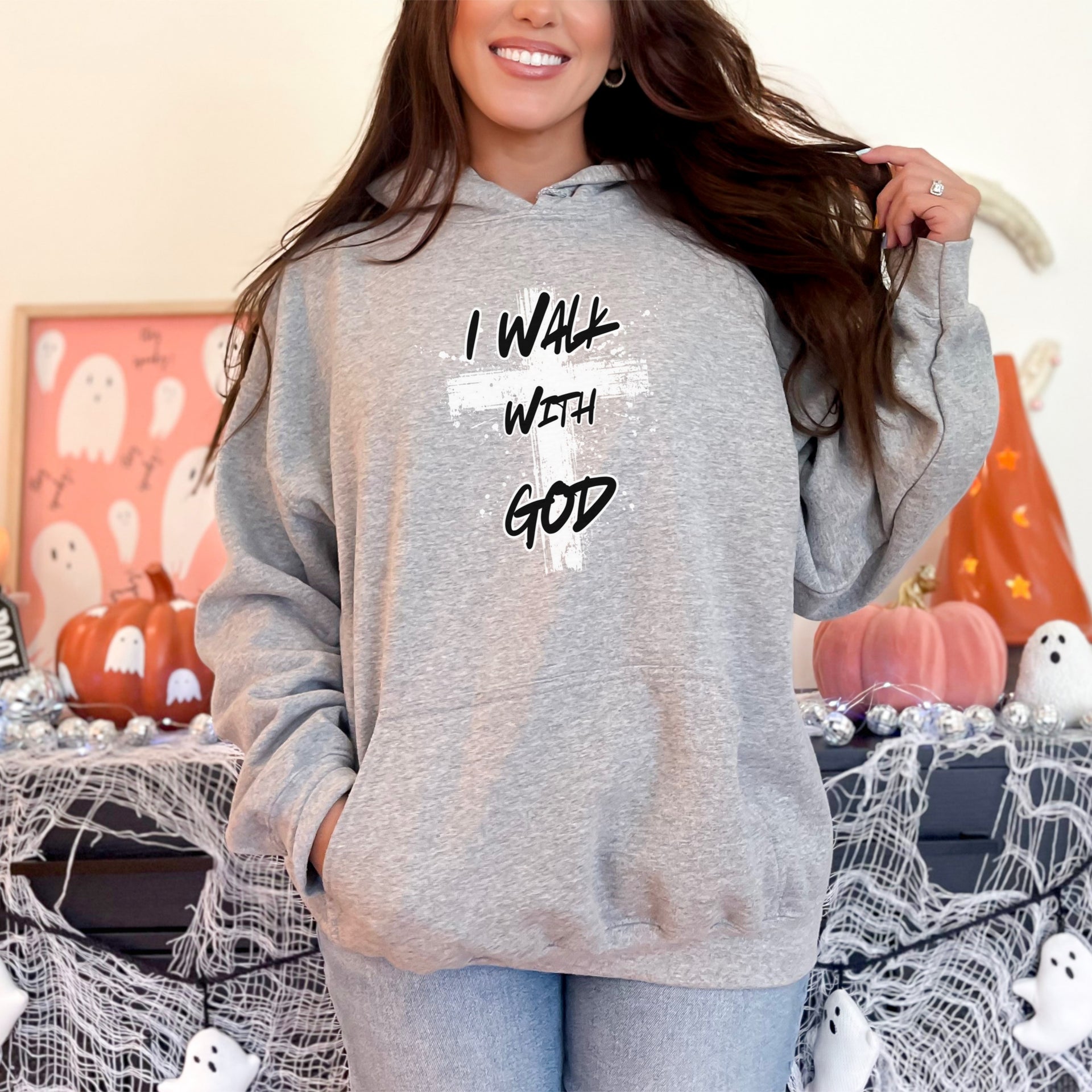 I Walk With God Unisex Hoodie - My Faith My Father