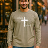 Jesus is King Unisex Relaxed Fit Long Sleeve T-Shirt - My Faith My Father