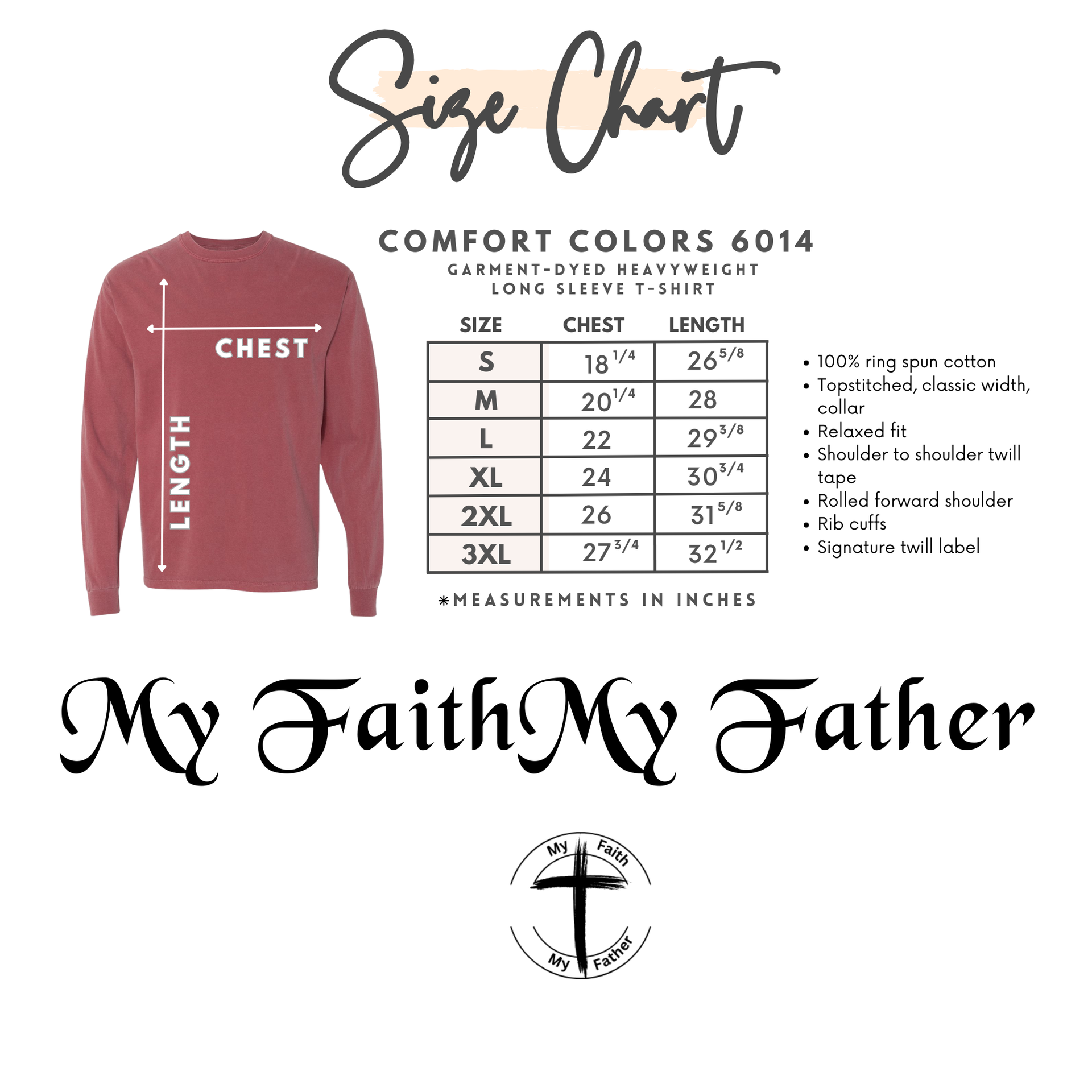 Jesus is King Unisex Relaxed Fit Long Sleeve T-Shirt - My Faith My Father