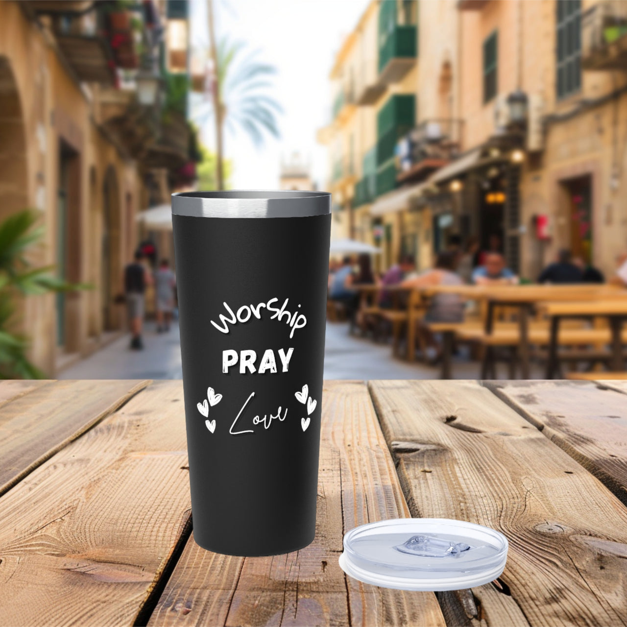 Worship, Pray, Love 22oz Copper Vacuum Insulated Tumbler