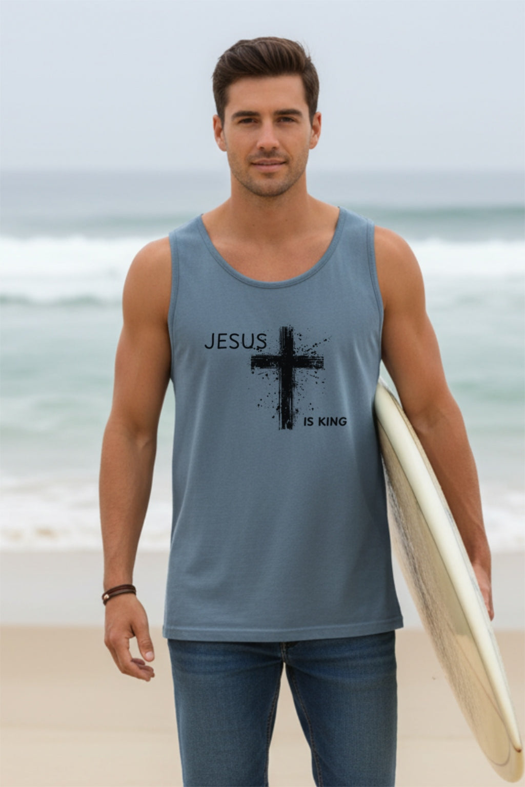 Jesus Is King Unisex Relaxed Fit Tank Top
