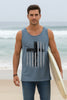 Flag With Cross Unisex Relaxed Fit Tank Top