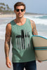 Flag With Cross Unisex Relaxed Fit Tank Top