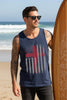 Flag With Cross Unisex Relaxed Fit Tank Top