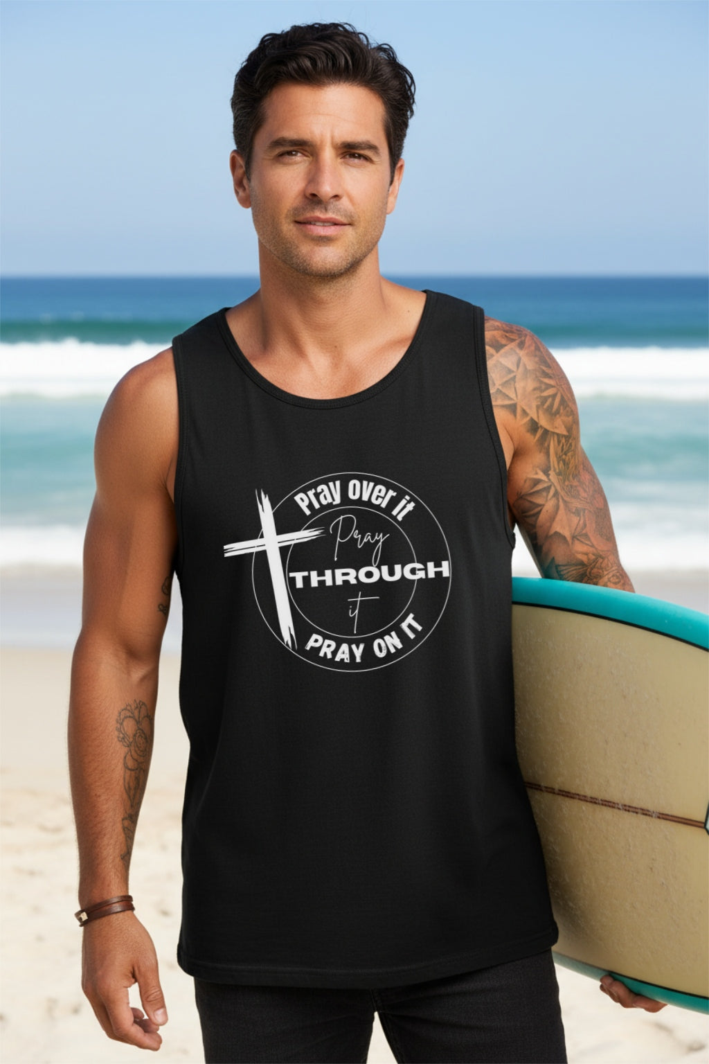 Pray Over It Unisex Relaxed Fit Tank Top