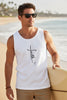 Faith + Cross Unisex Relaxed Fit Tank Top