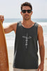 Jesus Cross Unisex Relaxed Fit Tank Top
