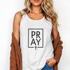 Pray + Cross Unisex Relaxed Fit Tank Top